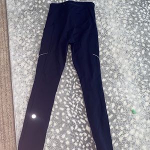 Lululemon navy blue speed up tight